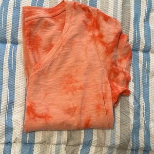 Orange tie dyed old navy tee!